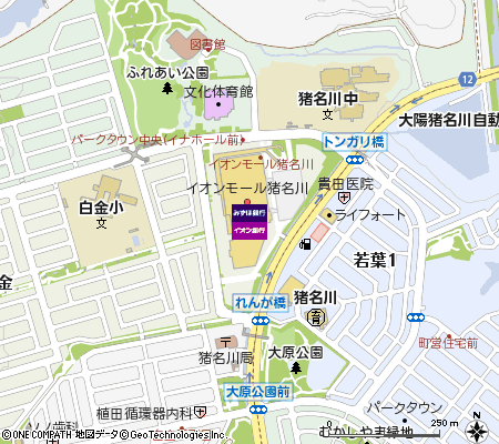 イオンモール猪名川店出張所（ATM）付近の地図